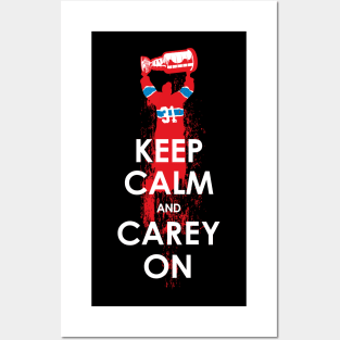 Keep Calm and Carey On Posters and Art